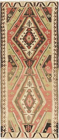 Alfombra Kirsehir Kilim Vintage - 110 cm x 243 cm