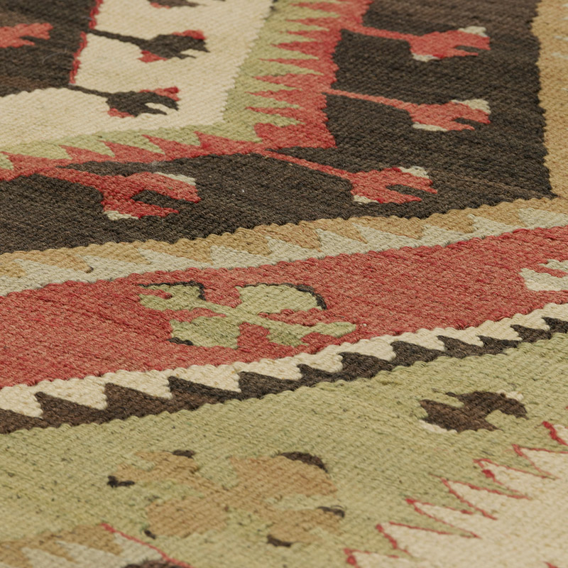 Alfombra Kirsehir Kilim Vintage - 110 cm x 243 cm - K0085556