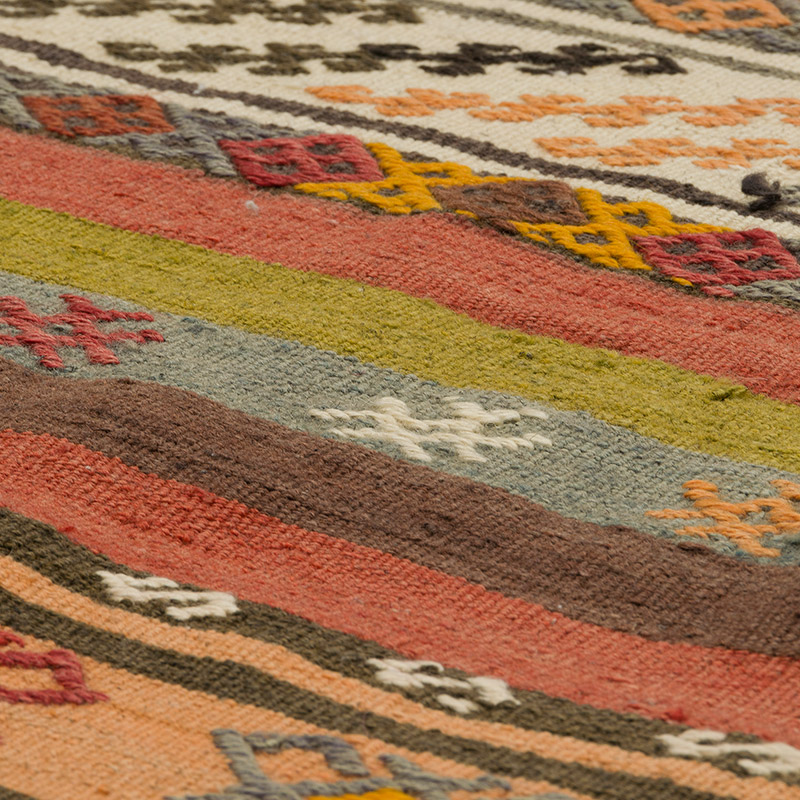 Corredor Sivas Afyon Kilim - 80 cm x 314 cm - K0085560