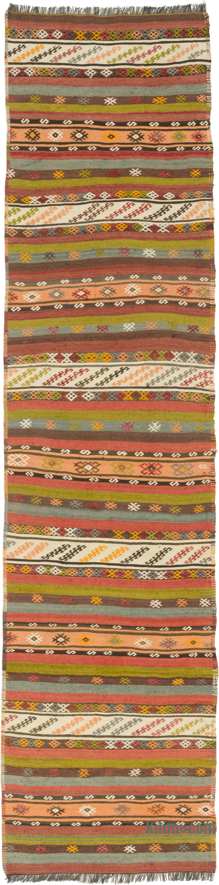 Corredor Sivas Afyon Kilim - 80 cm x 314 cm - K0085560