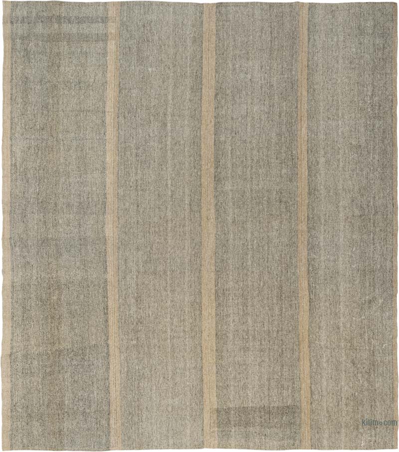 Vintage Anatolian Kilim Rug - 10' 4" x 11' 11" (124" x 143") - K0085566