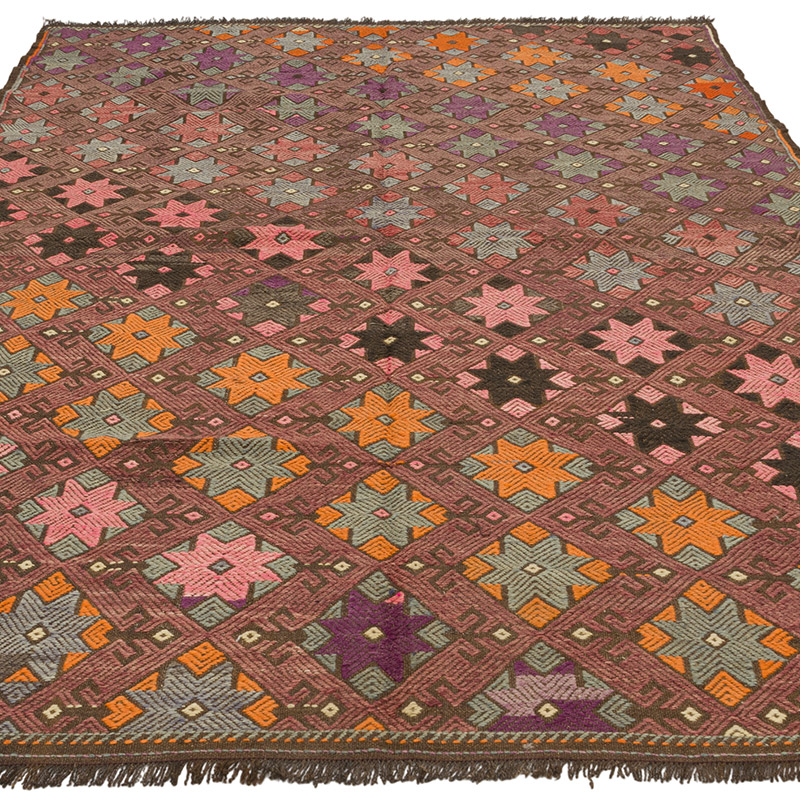 Vintage Anatolian Jijim Rug - 5' 4" x 8' 2" (64" x 98") - K0085573