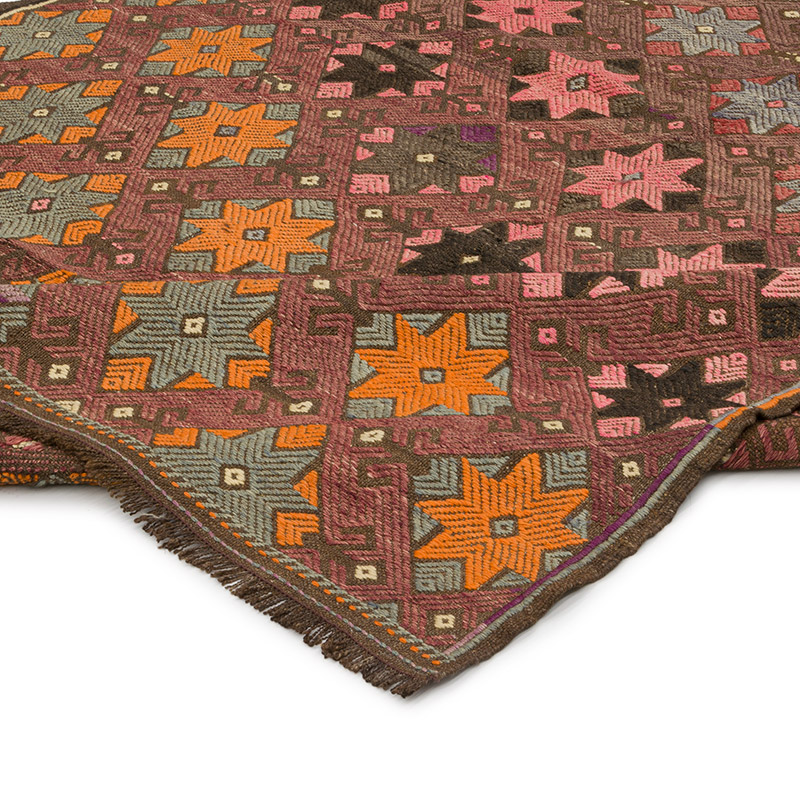 Vintage Anatolian Jijim Rug - 5' 4" x 8' 2" (64" x 98") - K0085573