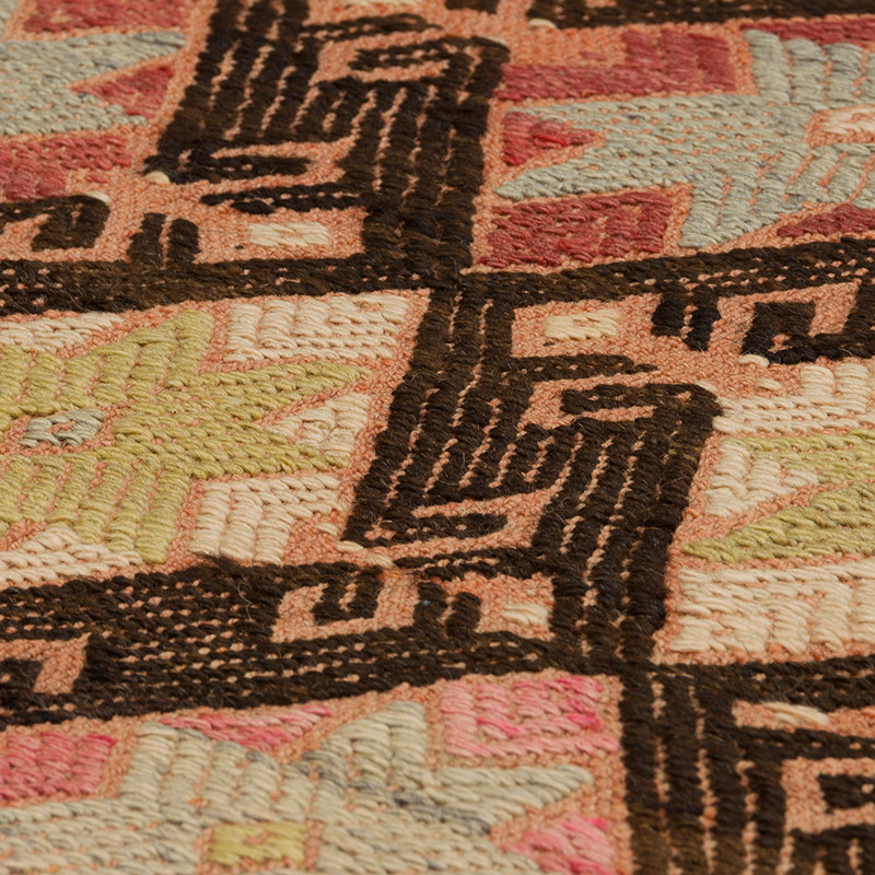 Vintage Anatolian Jijim Rug - 6' 3" x 7' 8" (75" x 92") - K0085575