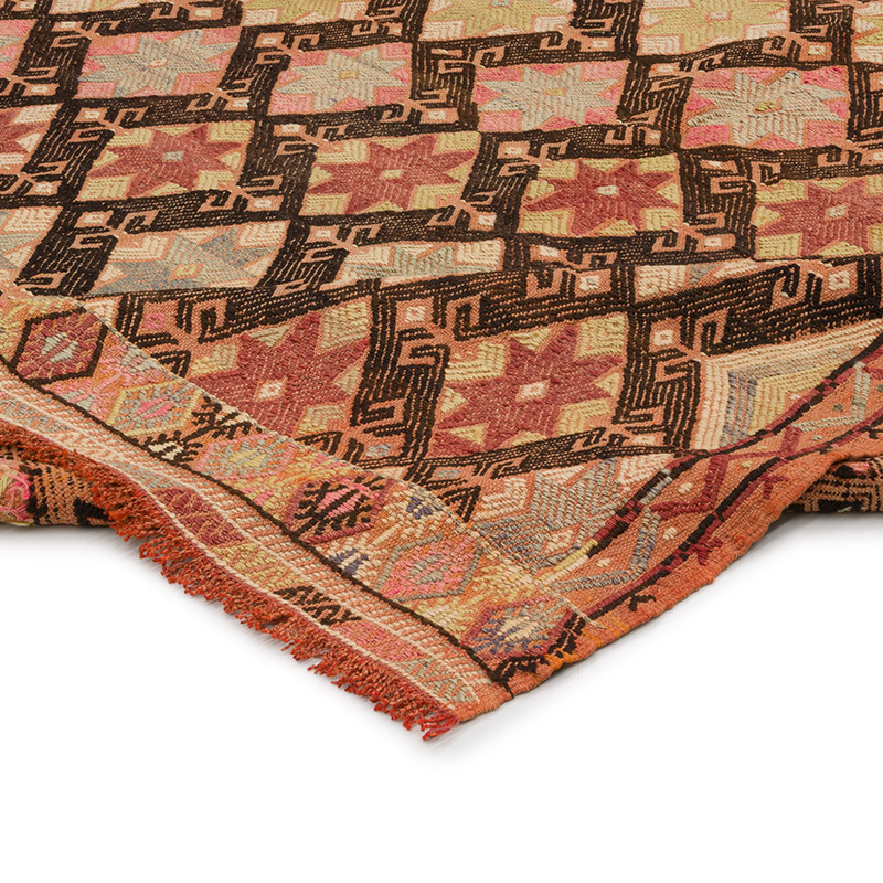 Vintage Anatolian Jijim Rug - 6' 3" x 7' 8" (75" x 92") - K0085575