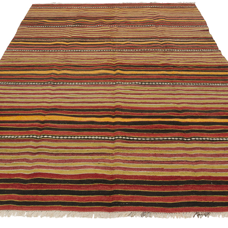 Vintage Konya Kilim Rug - 5' 1" x 8' 7" (61" x 103") - K0085576