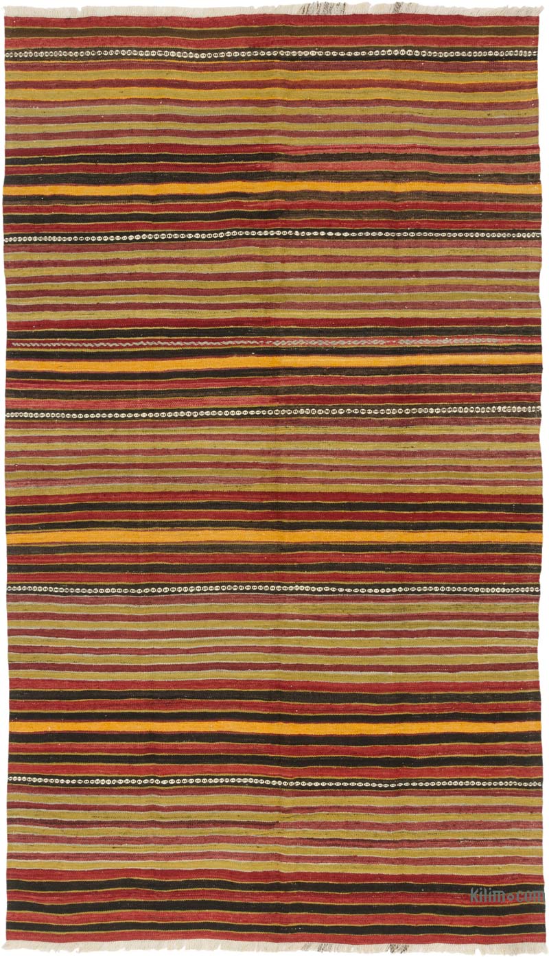 Vintage Konya Kilim Rug - 5' 1" x 8' 7" (61" x 103") - K0085576