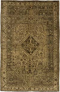 Vintage Turkish Hand-Knotted Rug - 5' 7" x 8' 4" (67" x 100")
