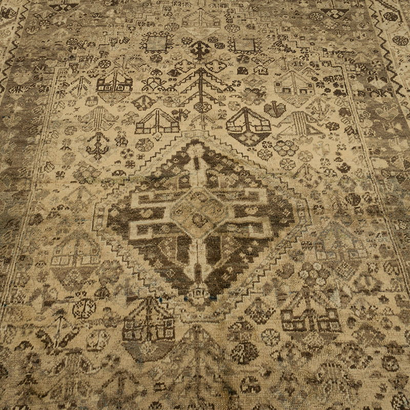 Alfombra Vintage Turca Anudada a Mano - 171 cm x 253 cm - K0085577