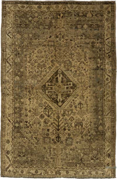 Alfombra Vintage Turca Anudada a Mano - 171 cm x 253 cm