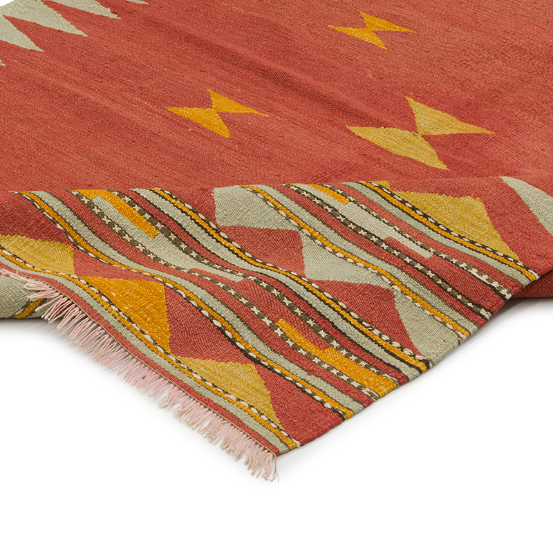 Vintage Cal Kilim Rug - 3' 10" x 4' 9" (46" x 57") - K0085578