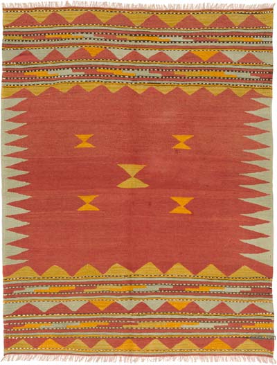 Alfombra Vintage Cal Kilim - 116 cm x 144 cm