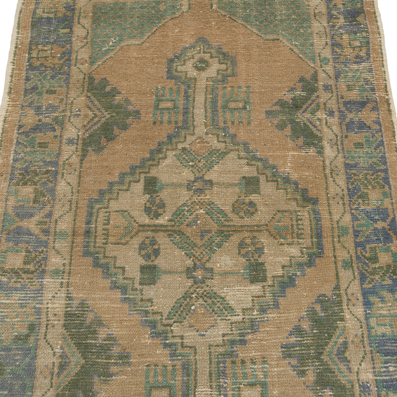 El Dokuma Vintage Halı - 81 cm x 146 cm - K0085579