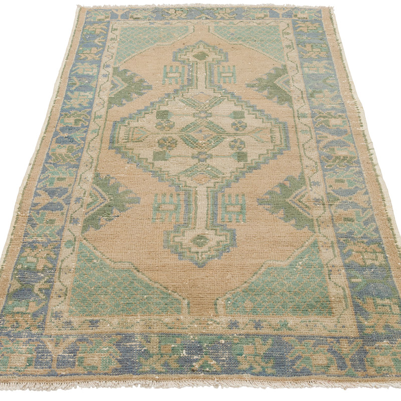 El Dokuma Vintage Halı - 81 cm x 146 cm - K0085579