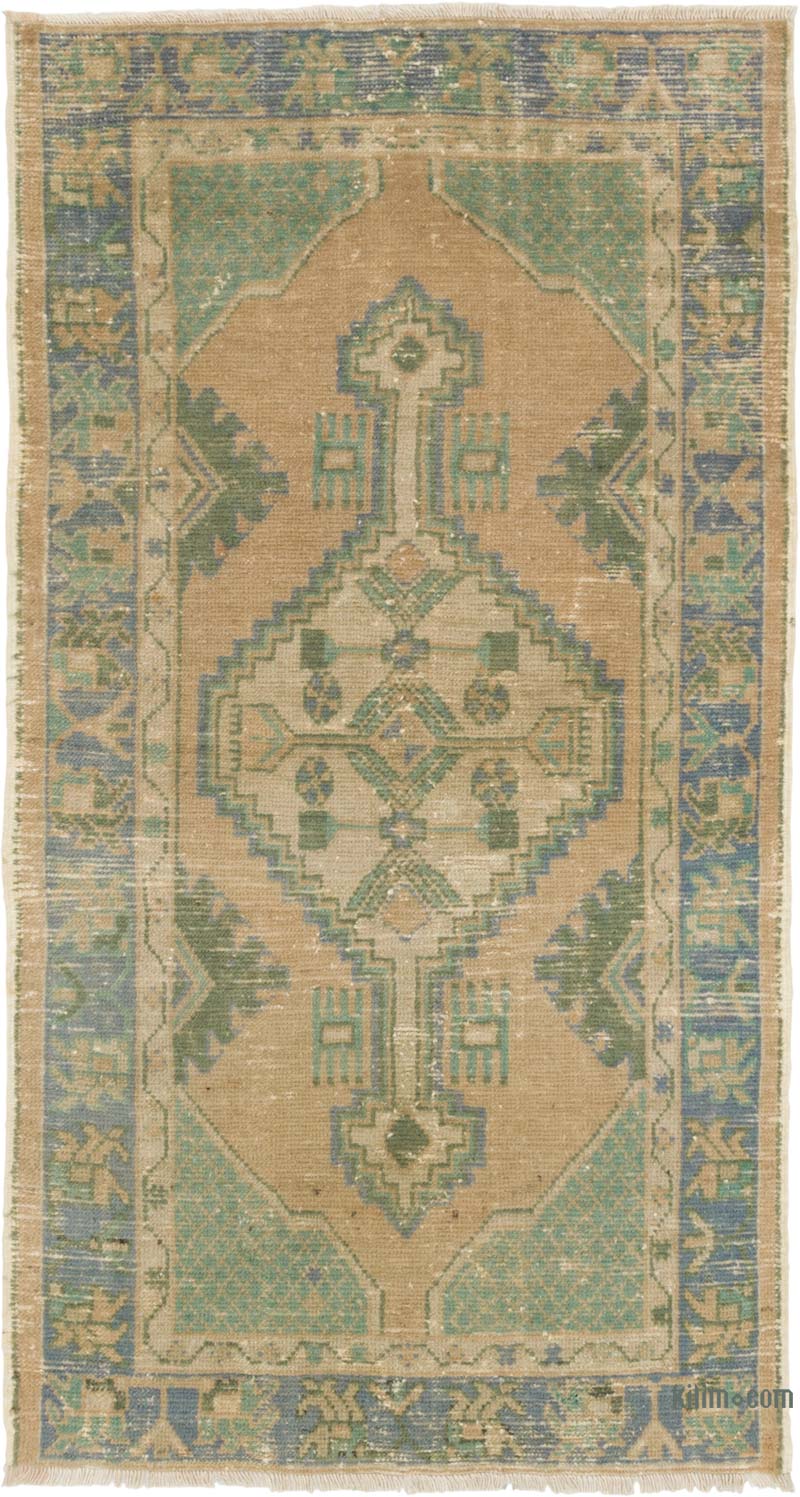 El Dokuma Vintage Halı - 81 cm x 146 cm - K0085579