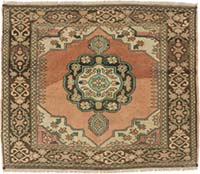 Alfombra Vintage Turca Anudada a Mano - 98 cm x 82 cm