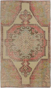 El Dokuma Vintage Hali - 105 cm x 183 cm