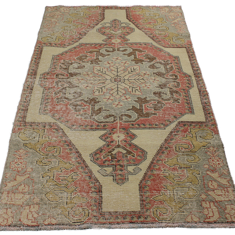 Vintage Turkish Hand-Knotted Rug - 3' 5" x 6'  (41" x 72") - K0085583
