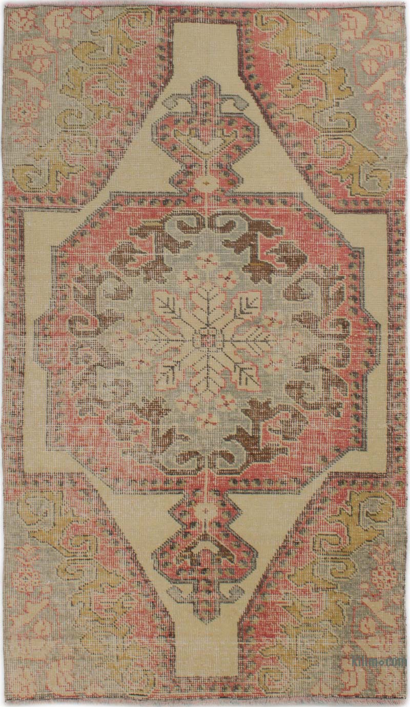 Vintage Turkish Hand-Knotted Rug - 3' 5" x 6'  (41" x 72") - K0085583