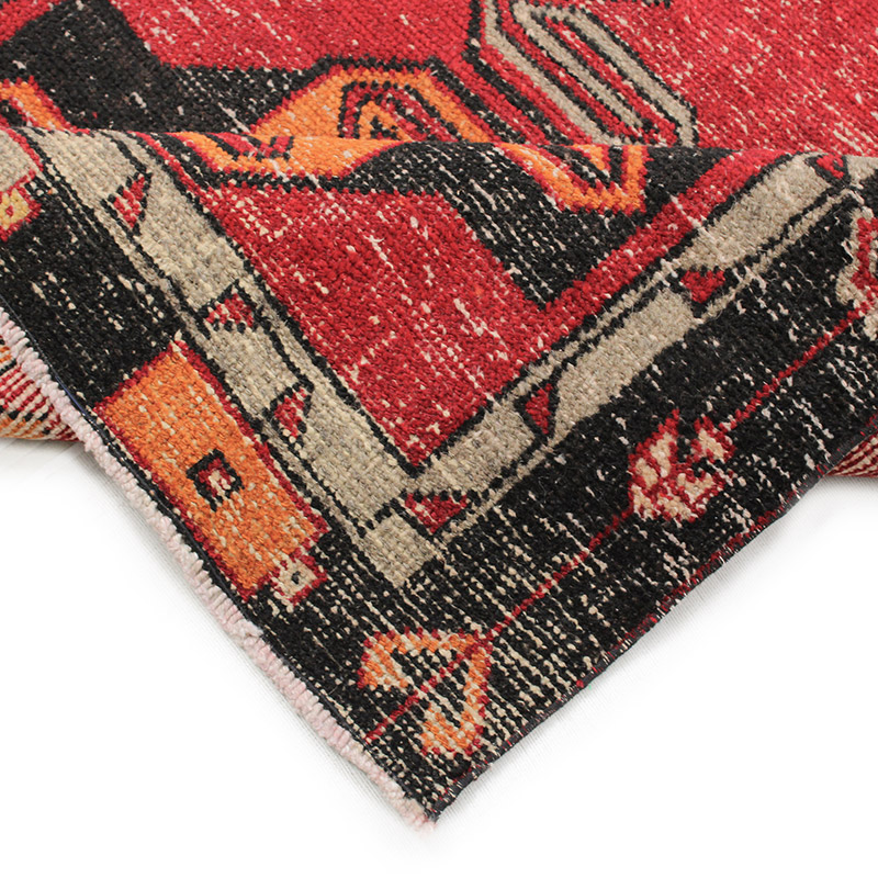 Vintage Turkish Hand-Knotted Rug - 3' 7" x 10' 11" (43" x 131") - K0085585
