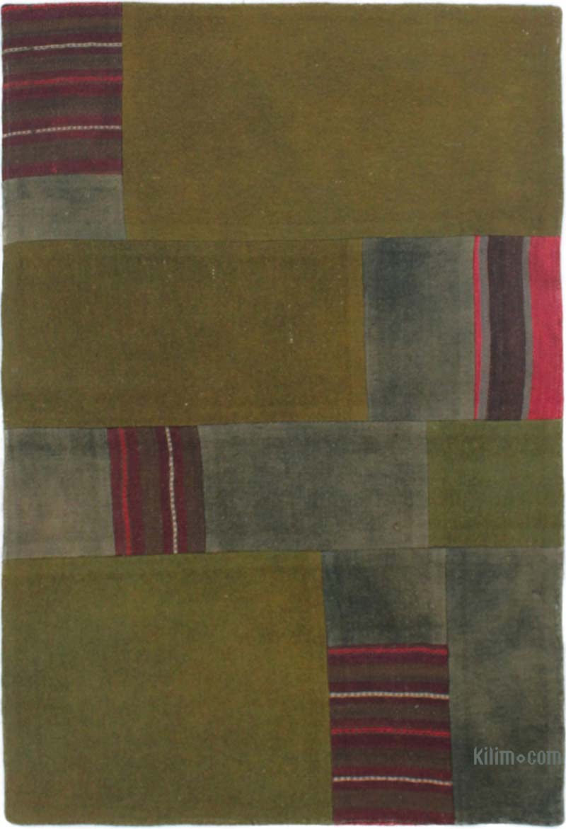Patchwork Kilim - 84 cm x 126 cm - K0085589
