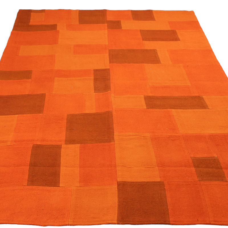 Alfombra Kilim de Retazos - 165 cm x 245 cm - K0085590