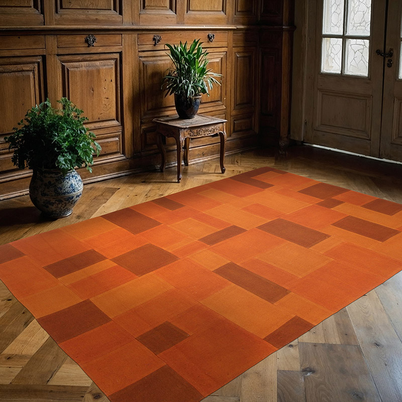 Patchwork Kilim Rug - 5' 5" x 8'  (65" x 96") - K0085590