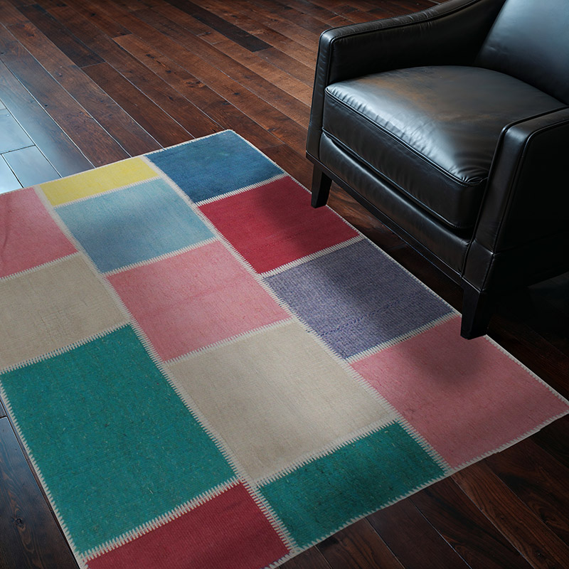 Patchwork Kilim - 108 cm x 148 cm - K0085592