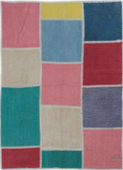 Patchwork Kilim Rug - 3' 7" x 4' 10" (43" x 58")