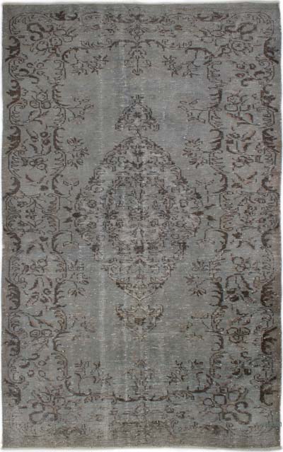 Boyalı El Dokuma Vintage Halı - 168 cm x 285 cm