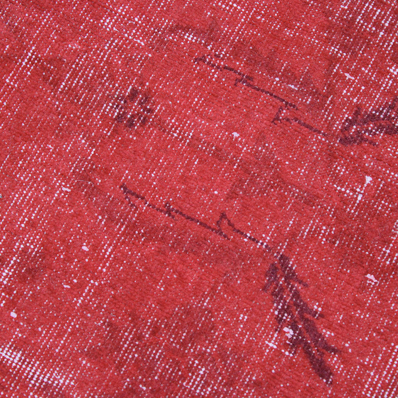Over-dyed Vintage Hand-Knotted Turkish Rug - 6' 4" x 8' 7" (76" x 103") - K0085600