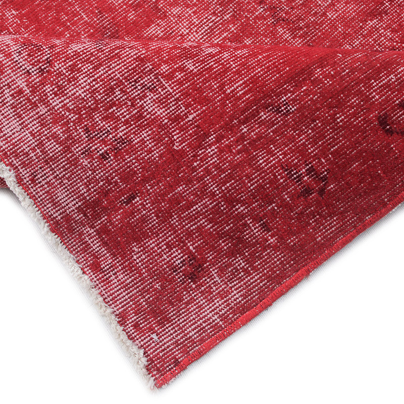 Over-dyed Vintage Hand-Knotted Turkish Rug - 6' 4" x 8' 7" (76" x 103") - K0085600
