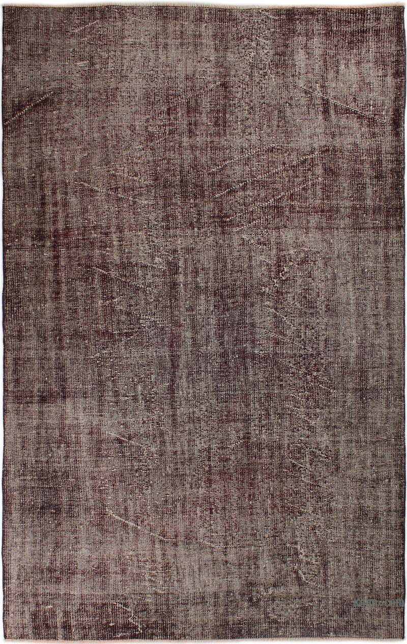 Alfombra Turca Vintage Sobre-teñida - 161 cm x 266 cm - K0085604