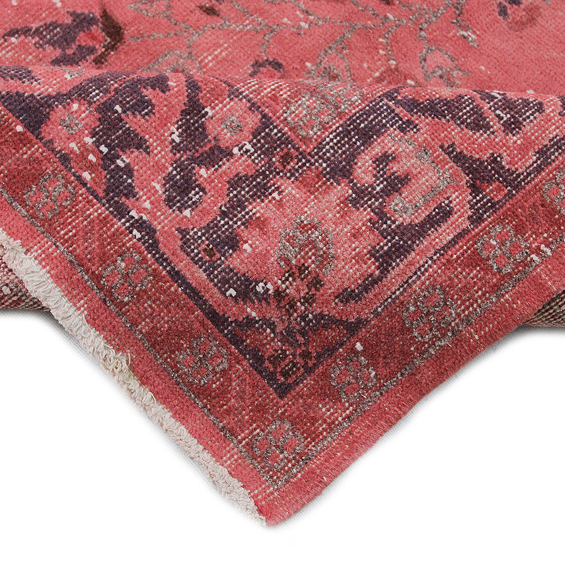 Over-dyed Vintage Hand-Knotted Turkish Rug - 5' 9" x 9' 5" (69" x 113") - K0085606