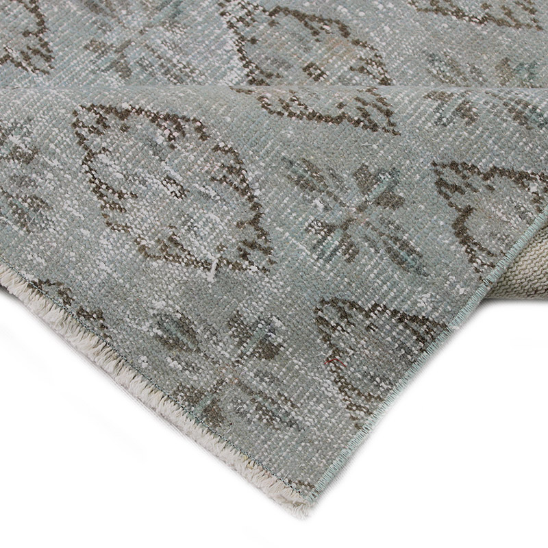 Alfombra Turca Vintage Sobre-teñida - 108 cm x 228 cm - K0085607