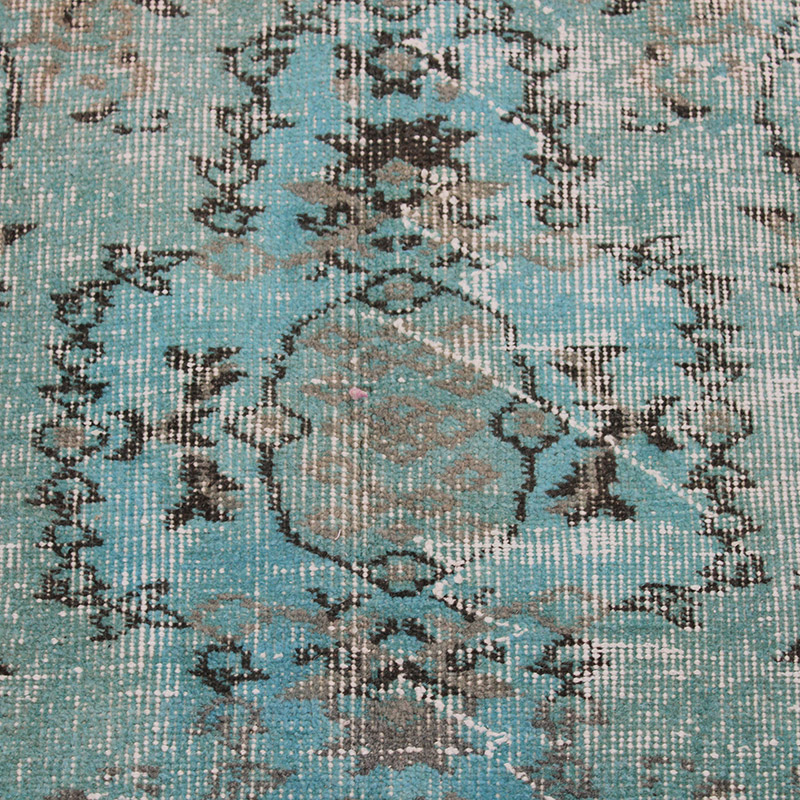 Alfombra Turca Vintage Sobre-teñida - 159 cm x 256 cm - K0085608