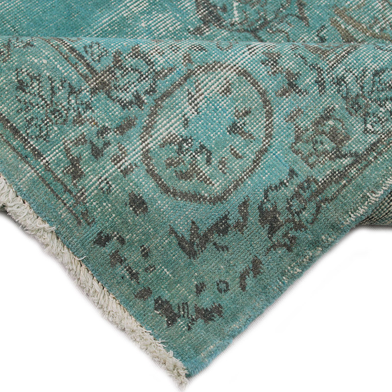Alfombra Turca Vintage Sobre-teñida - 159 cm x 256 cm - K0085608