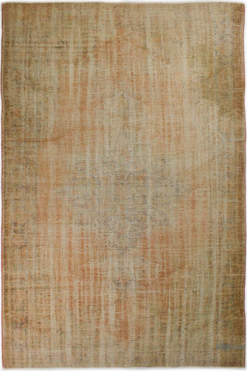 Alfombra Turca Vintage Sobre-teñida - 197 cm x 300 cm - K0085609