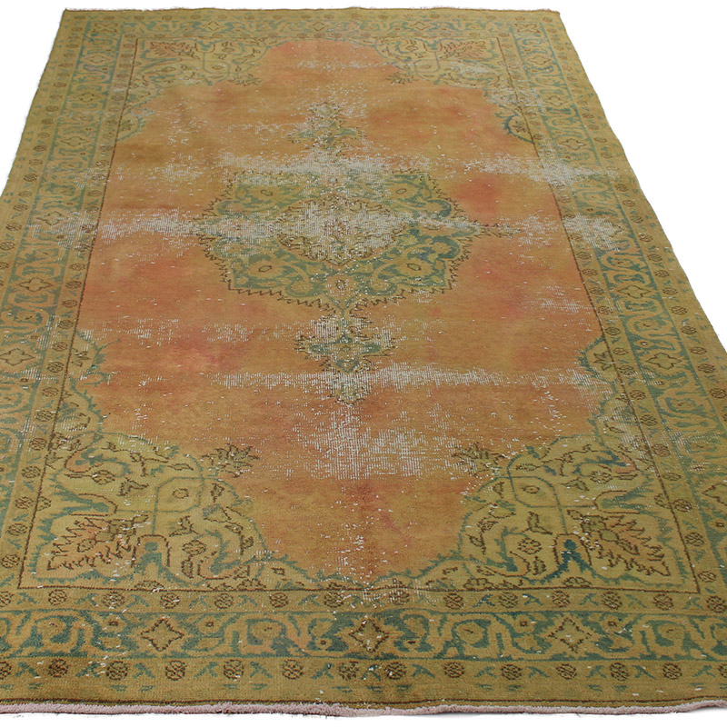 Alfombra Turca Vintage Sobre-teñida - 150 cm x 261 cm - K0085610