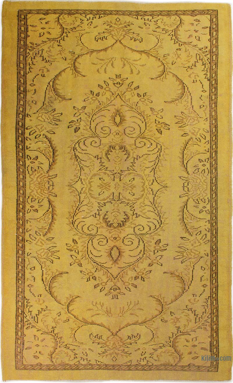 Alfombra Turca Vintage Sobre-teñida - 165 cm x 275 cm - K0085613