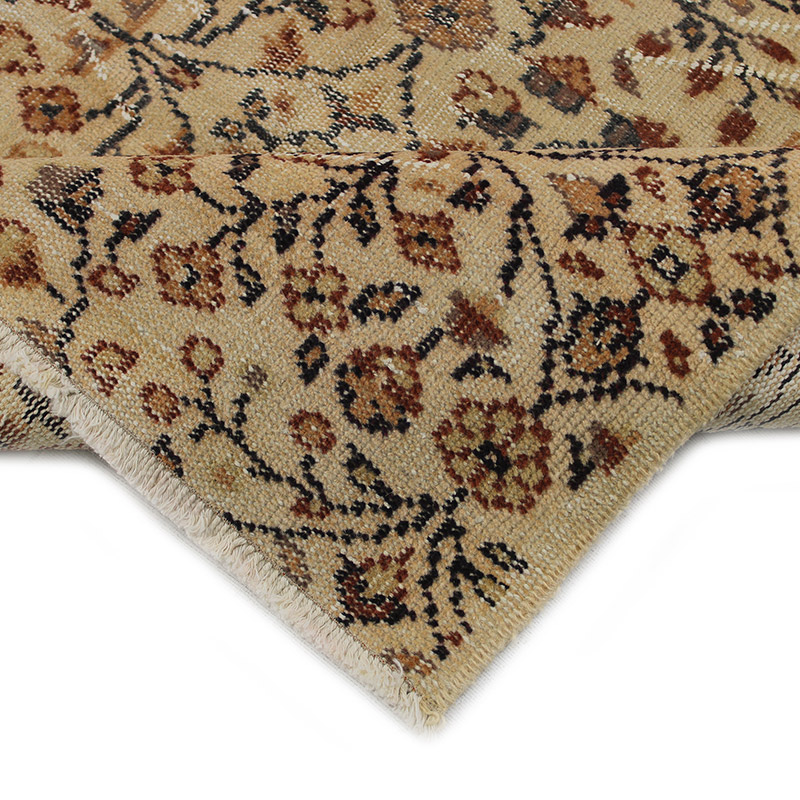 Alfombra Vintage Turca Anudada a Mano - 117 cm x 191 cm - K0085615