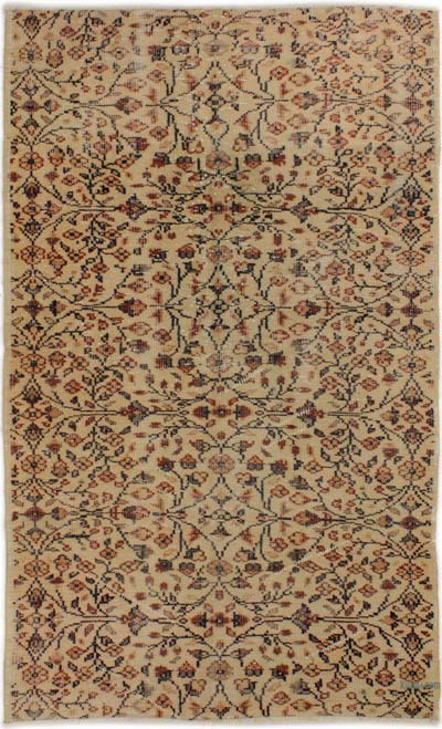 Alfombra Vintage Turca Anudada a Mano - 117 cm x 191 cm