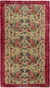 El Dokuma Vintage Hali - 110 cm x 195 cm