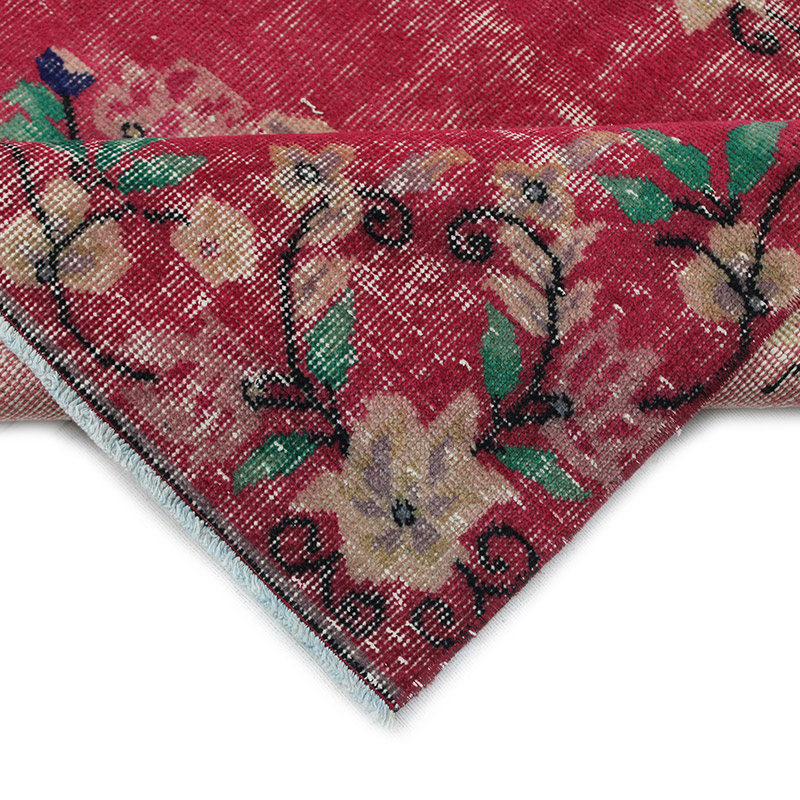 Alfombra Vintage Turca Anudada a Mano - 115 cm x 217 cm - K0085619