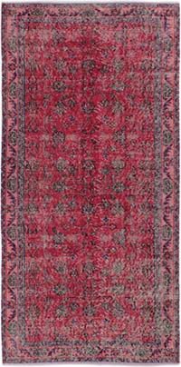 Alfombra Vintage Turca Anudada a Mano - 97 cm x 197 cm