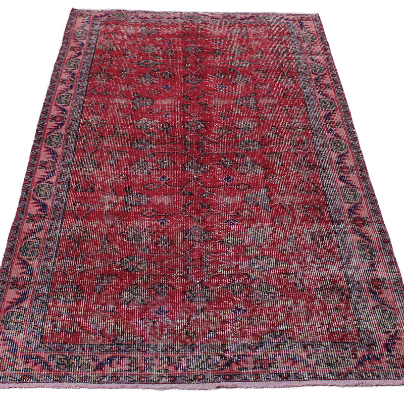 Alfombra Vintage Turca Anudada a Mano - 97 cm x 197 cm - K0085620