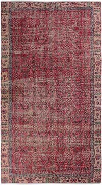 Vintage Turkish Hand-Knotted Rug - 145 cm x 272 cm