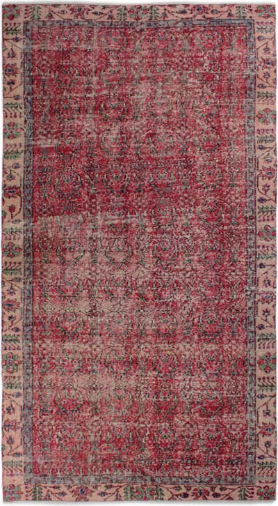 Alfombra Vintage Turca Anudada a Mano - 145 cm x 272 cm