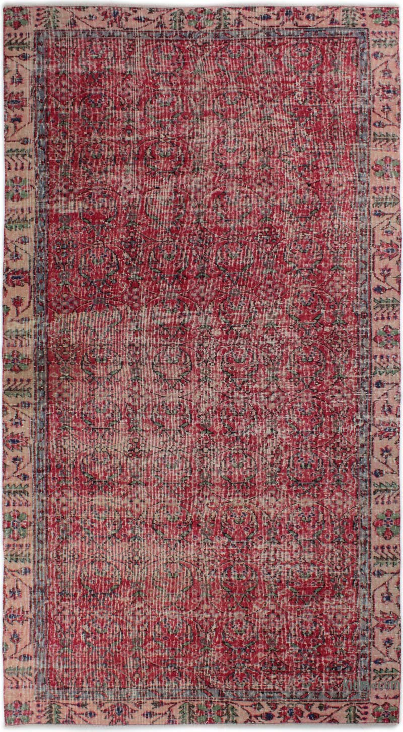 Vintage Turkish Hand-Knotted Rug - 4' 9" x 8' 11" (57" x 107") - K0085622