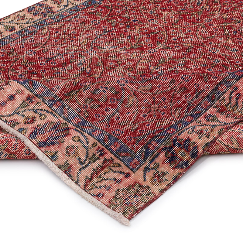El Dokuma Vintage Halı - 138 cm x 254 cm - K0085623